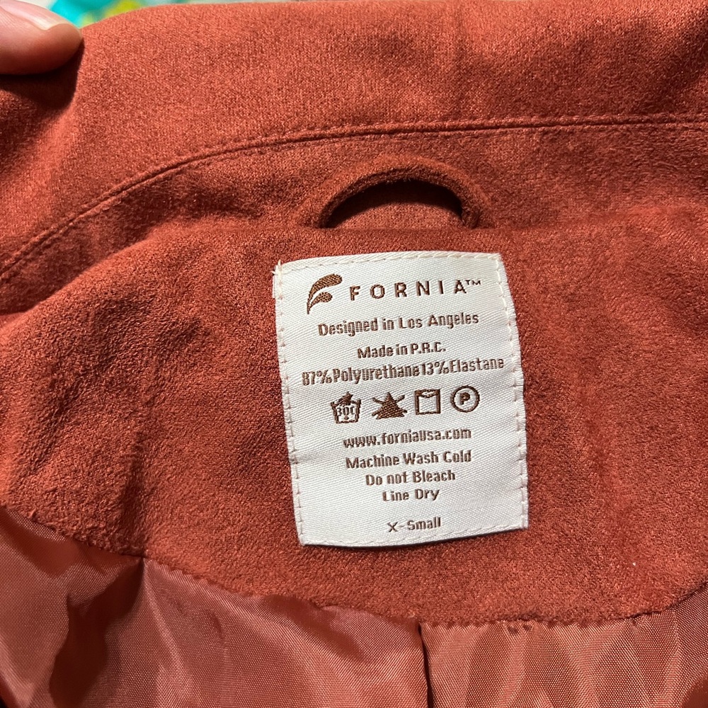 Fringed Rust Jacket - Picture 2 of 4